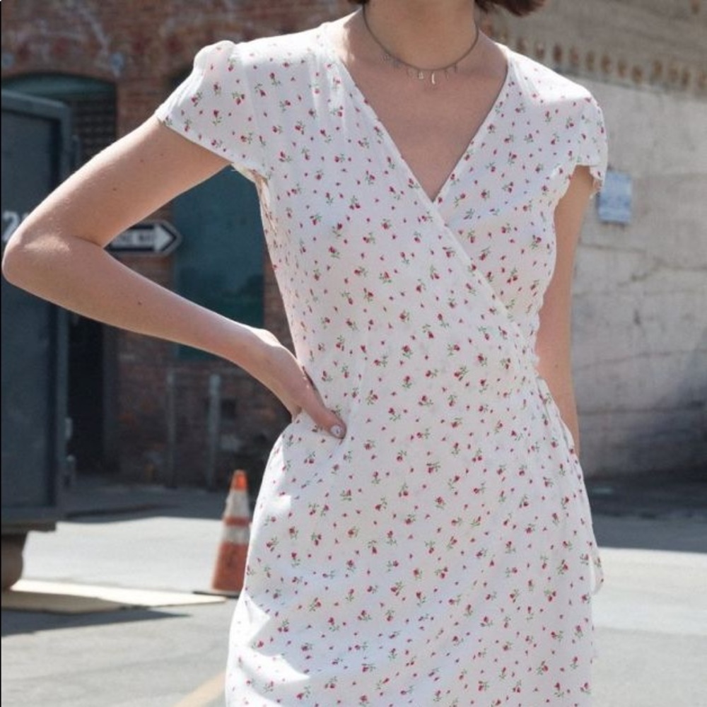 Brandy Melville Robbie Wrap Dress